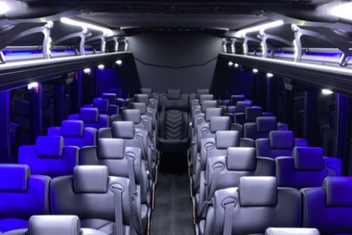 Knoxville Charter Bus Interior