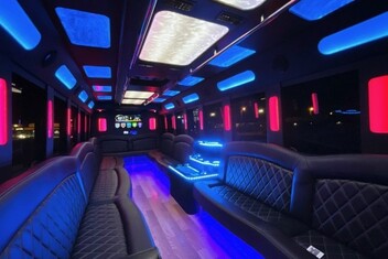 Knoxville Limousine Bus Interior