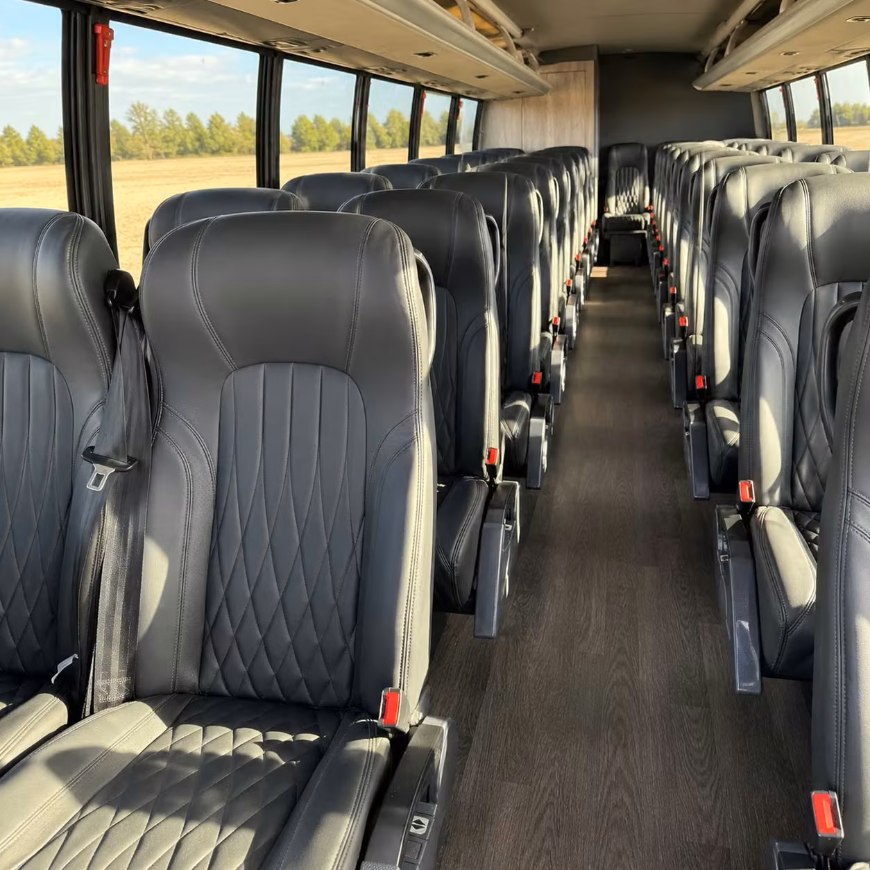 28 passenger minibus interior