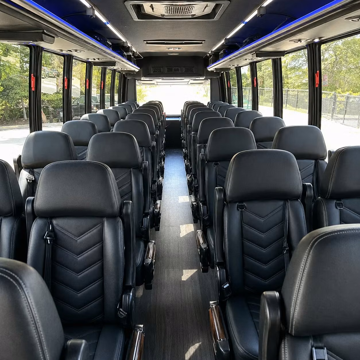 30 passenger minibus inside